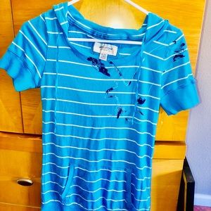 American Eagle Outfitters pullover striped hoodie